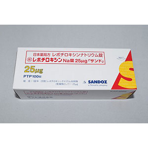 29-处方药-C-JZX001-甲状腺-Levithyroxine-Na左甲状腺素钠片25μg「SANDO」：100粒-(3)