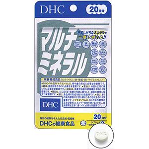 维生素矿物质-J-W001-DHC的健康食品复合矿物质（20日分）：60粒